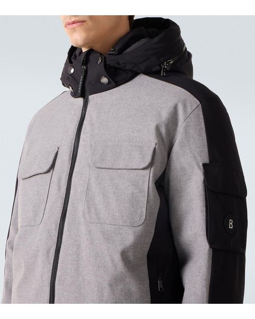Bogner Black Cobey Down Ski Jacket for men
