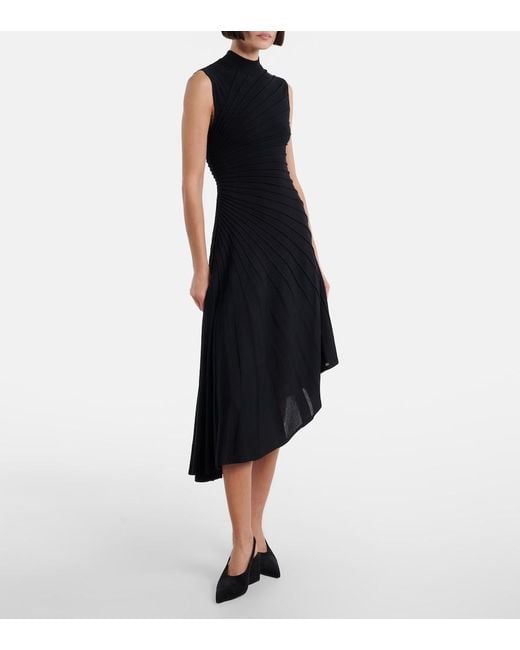 Alaïa Black Asymmetrical Dress