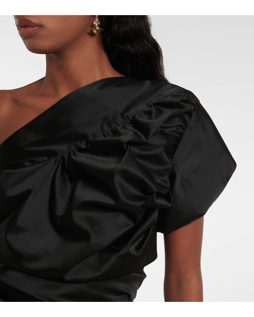 Vivienne Westwood Black Andalouse Draped Asymmetric Top