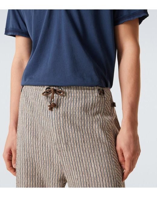Kiko Kostadinov Natural Kyan Cotton And Linen-Blend Straight Pants for men