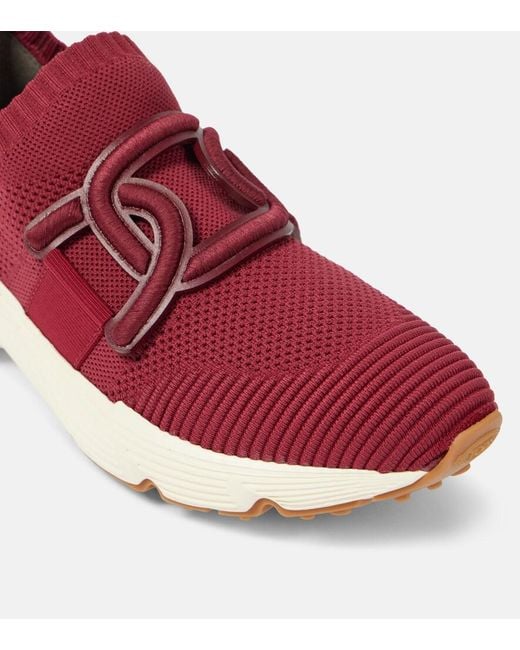Tod's Red Kate Slip-On Sneakers