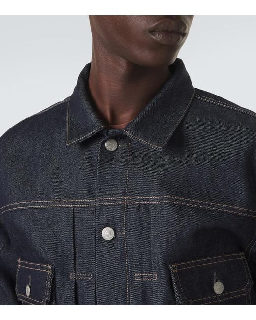Acne Blue Denim Jacket for men
