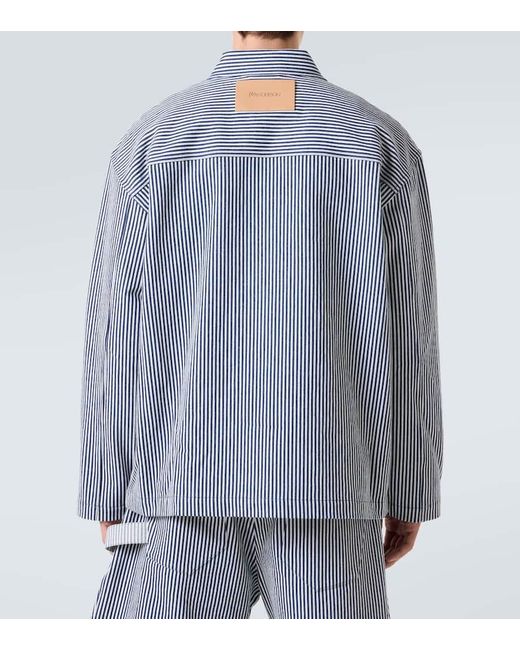 J.W. Anderson Hemdjacke Aus Baumwolle in Blue für Herren