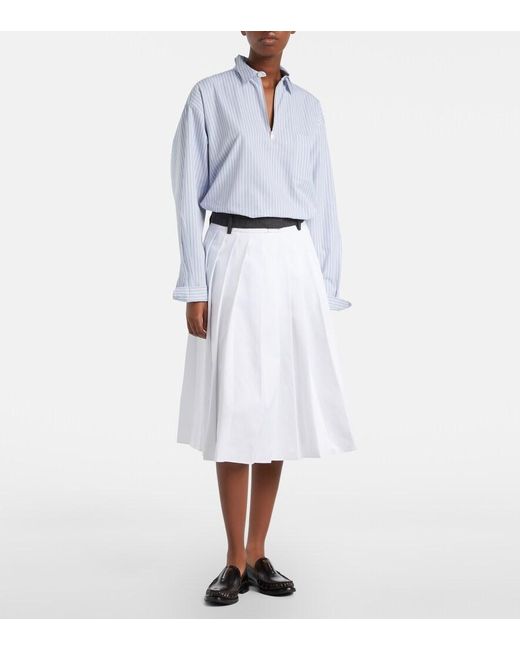 Camicia Oversize di Prada in Blue