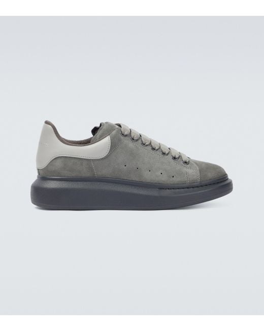 suede mcqueens grey