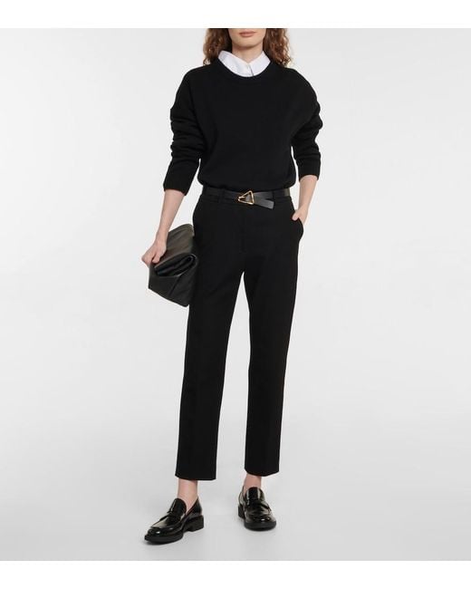 Gianvito Rossi Black Harris Leather Loafers