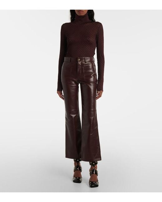 Chloé Purple Lace Top