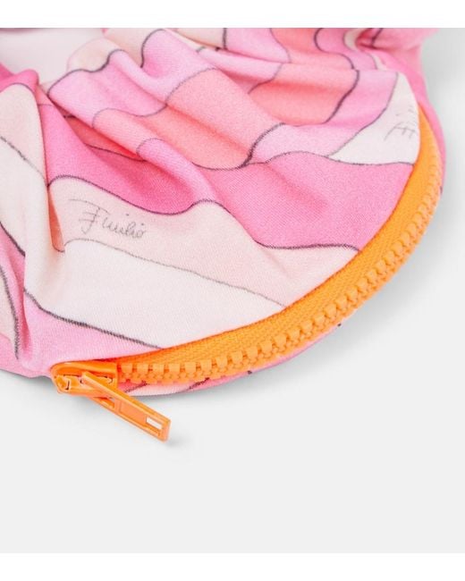 Emilio Pucci Pink Iride Scrunchie