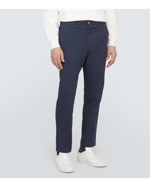 Polo Ralph Lauren Gerade Hose aus einem Baumwollgemisch in Blue für Herren