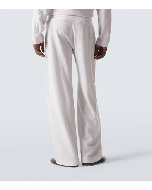 Pantaloni Pigiama Affirmations di God's True Cashmere in White da Uomo