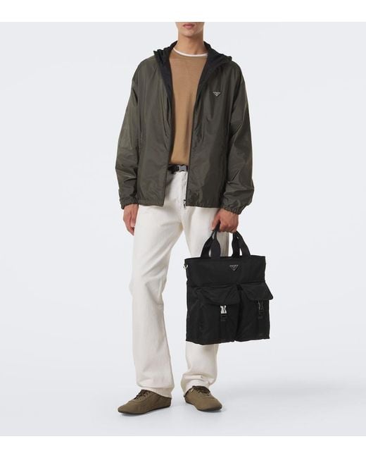 Bolso Explore De Re-Nylon Prada de hombre de color Black