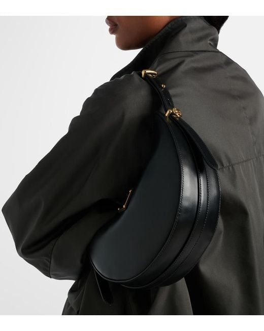 Prada Black Arque Mini Leather Shoulder Bag