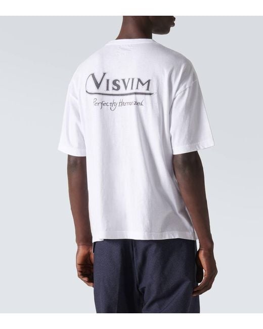 Visvim T-Shirt P.H.V. aus Baumwolle und Seide in White für Herren