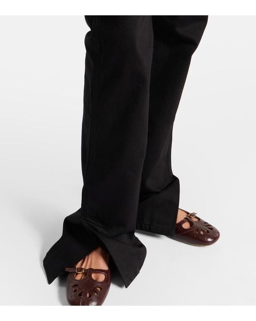 Chloé Black High-Rise Slim Jeans