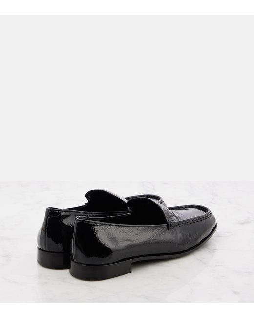 Prada Black Patent Leather Loafers