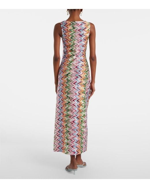Missoni White Zigzag Beach Cover-Up