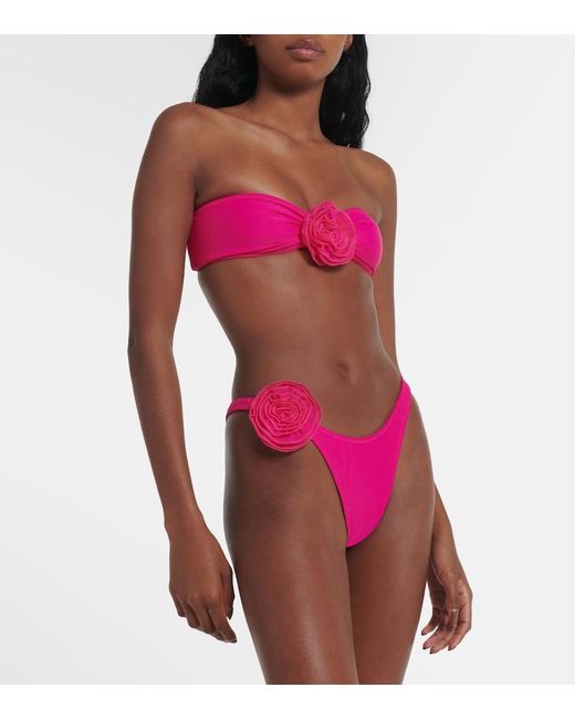 SAME Pink Rose '90S Bikini Bottoms
