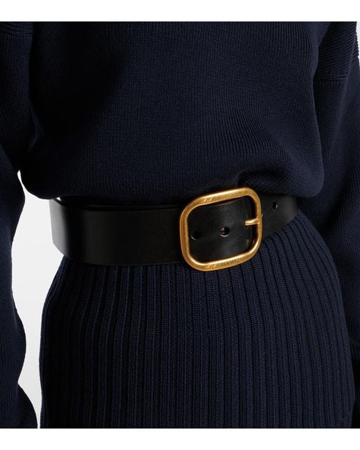 Loewe Blue Leather Belt