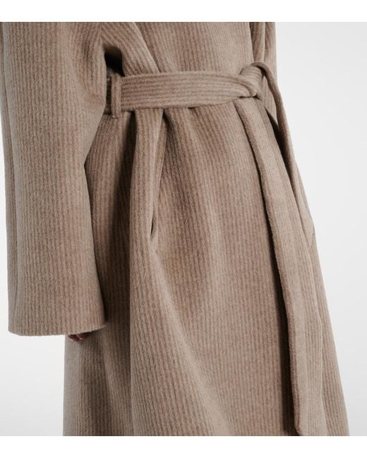 Magda Butrym Natural Wool Coat