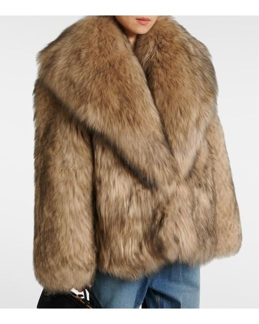 Alaïa Brown Shearling Coat