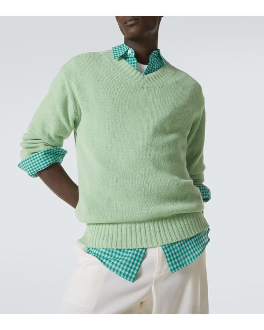 Pull En Cachemire Auralee pour homme en coloris Green