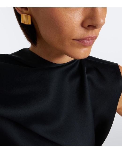 DEHANCHE Metallic Elysees Stud Earrings