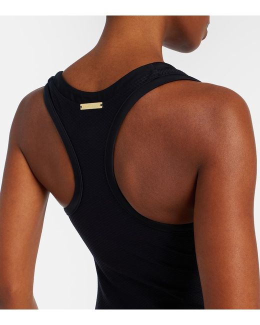 Heidi Klein Blue Racerback Swimsuit
