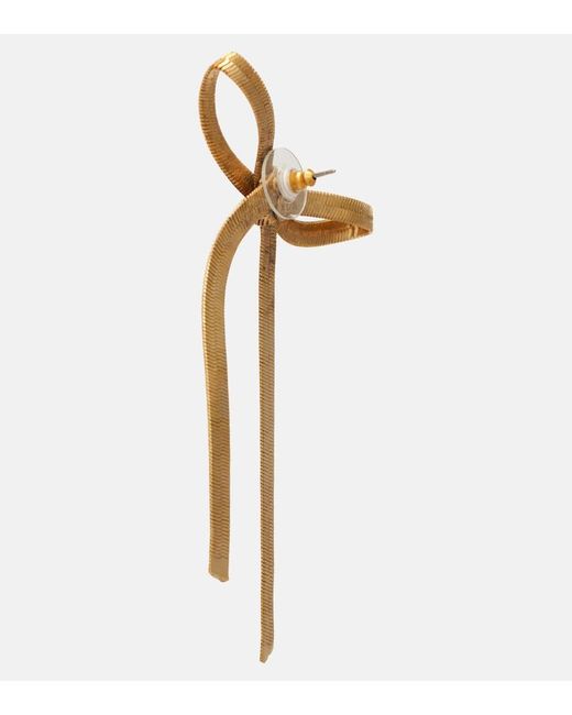 Orecchini Pendenti Gretta Bagnati di Jennifer Behr in White