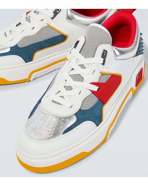 White/Multicolour Astroloubi Sneakers di Christian Louboutin da Uomo