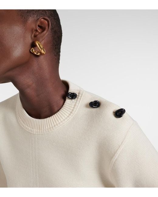 Bottega Veneta Natural Wool Sweater