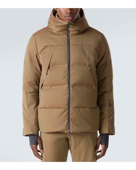 Sease Brown Nordend Wool-Blend Down Jacket for men