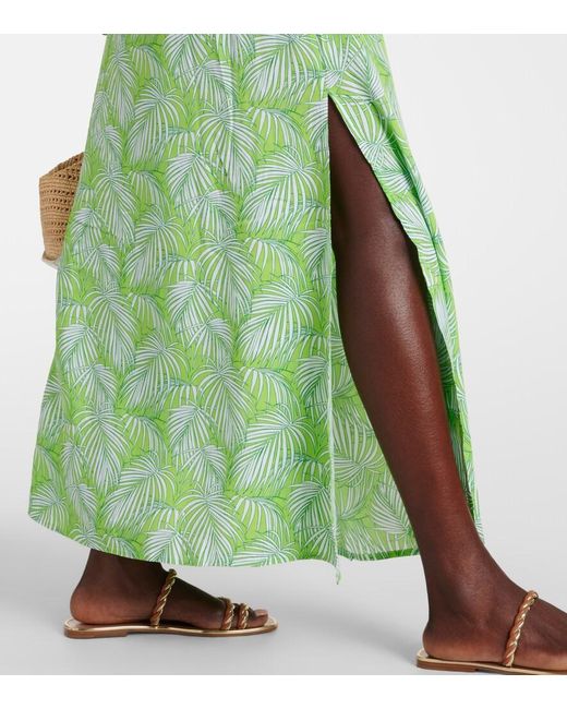 Bata Louisa Estampada Melissa Odabash de color Green