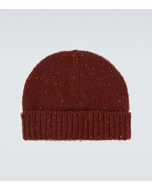 Gabriela Hearst Red Cashmere Beanie for men