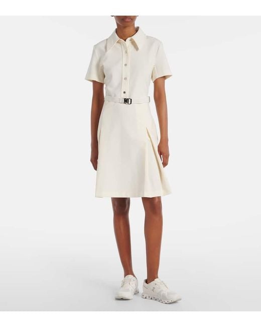 Tory Burch Natural Belted Shirt Dress