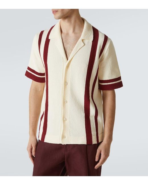 Camicia Bowling di Dolce & Gabbana in Natural da Uomo