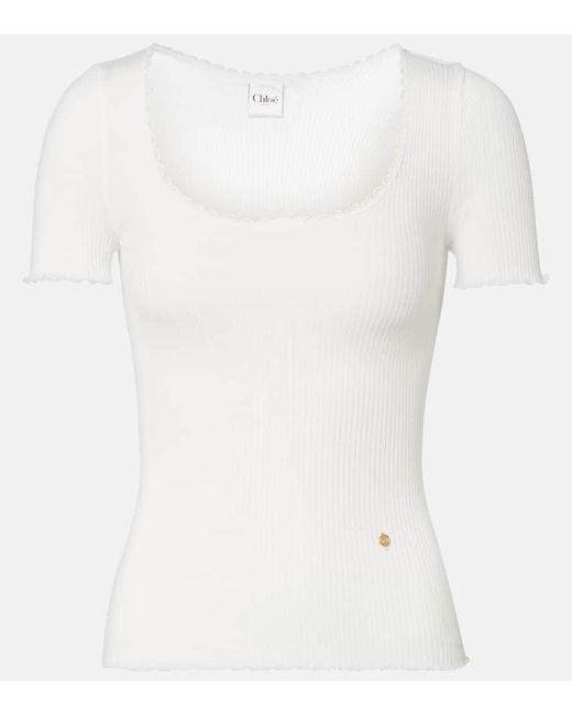 T-Shirt di Chloé in White