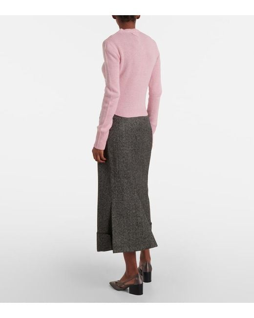Prada Pink Cashmere Cardigan