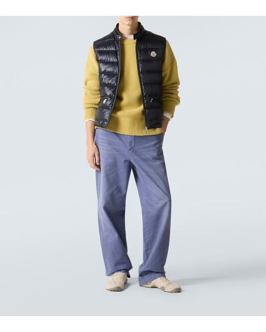 Chaleco De Plumas Gui Moncler de hombre de color Blue
