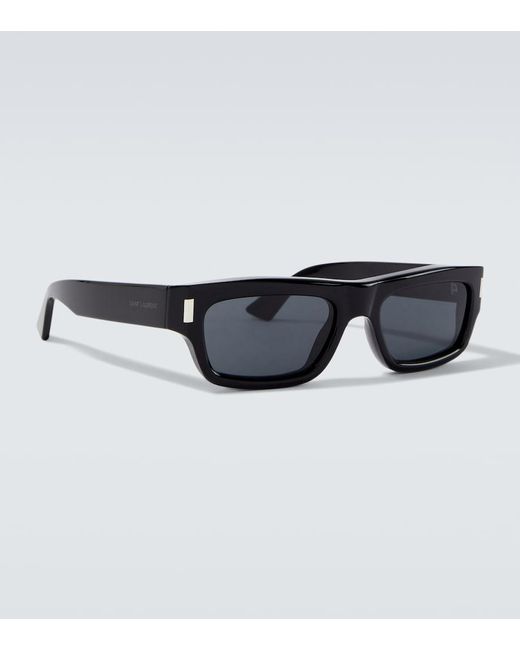 Saint Laurent Black Sl 837 Rectangular Sunglasses for men