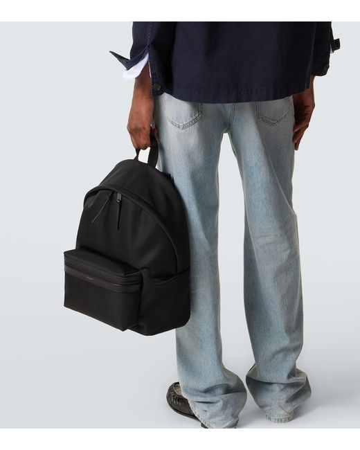 Saint Laurent Black City Backpack for men