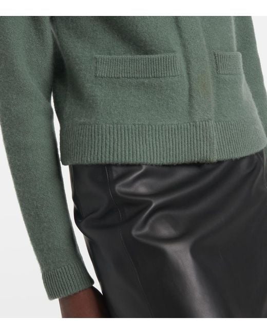 Vince Green Shrunken Boiled Knitted Jacket