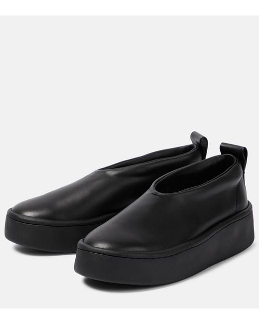 Sneakers Slip-On di Jil Sander in Black