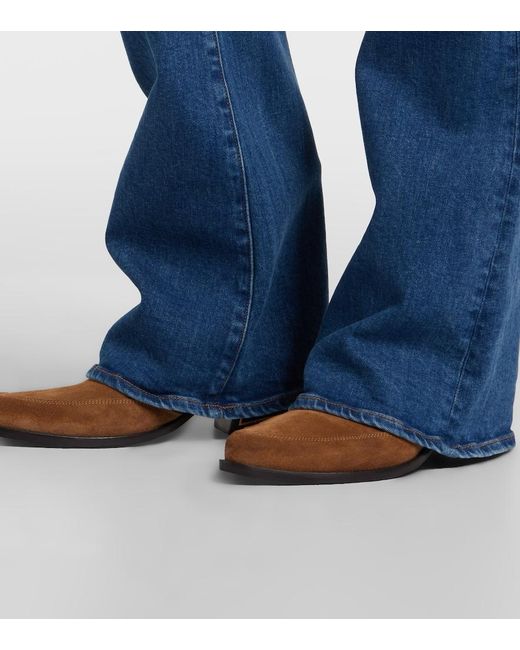 Veronica Beard Blue Beverly Flared Jeans