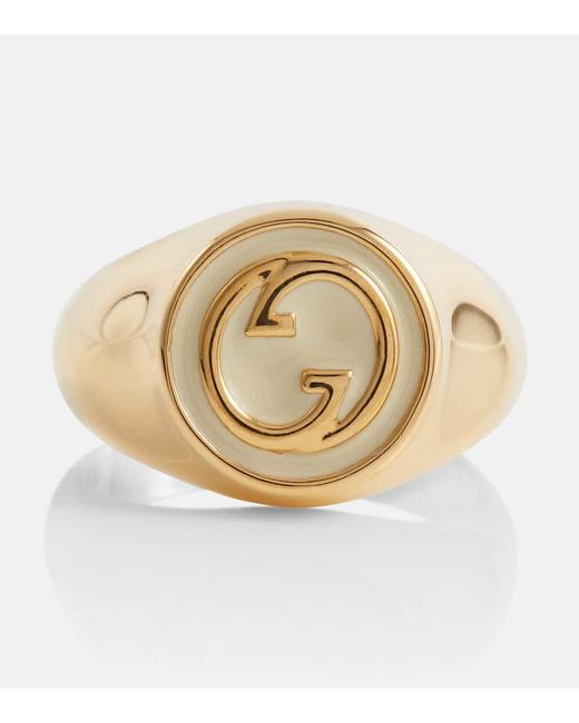 Gucci Metallic Blondie Enamel Ring