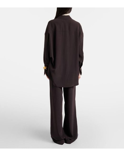 Joseph Black Nour Wide-Leg Pants