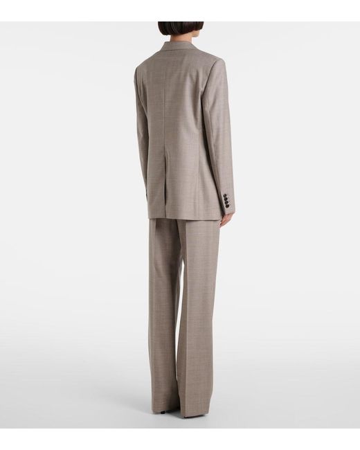 The Row Gray Selene Wool Jacket