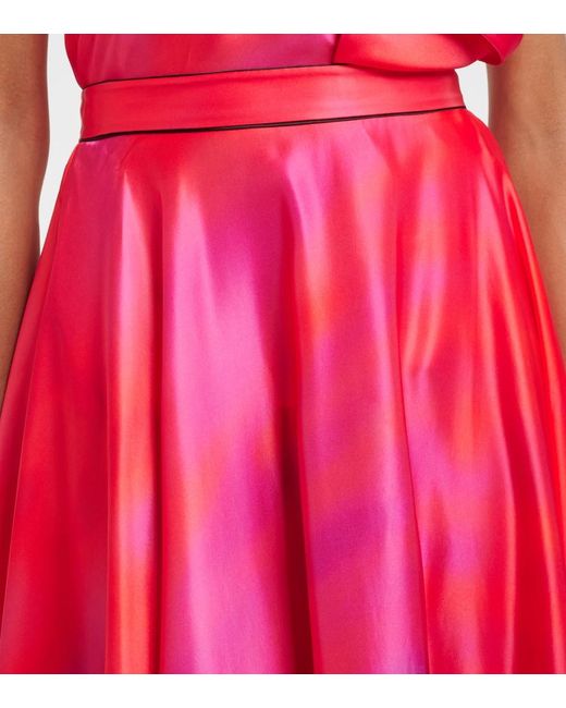 Roksanda Red Maxirock Ameera
