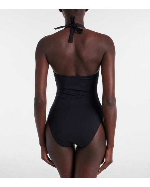 Eres Black Legendaire Halterneck Swimsuit