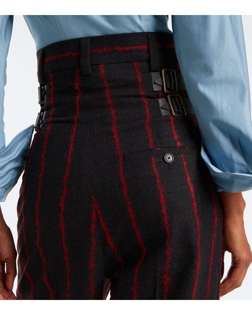 Vivienne Westwood Black Lauren Wool, Alpaca, And Mohair-Blend Pants