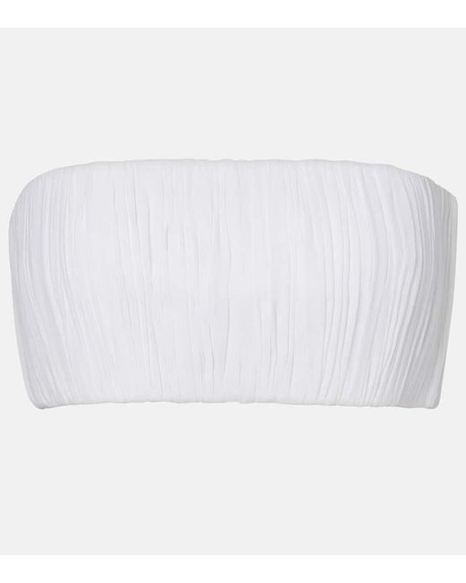 Alaïa White Cropped-Top